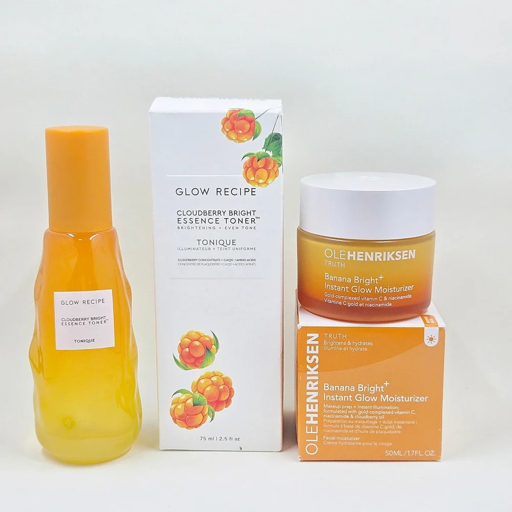 Glow Recipe & Ole Henriksen Brightening Skincare Set 75ml/50ml Unisex Orange Duo